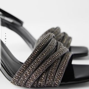 Sparkly Beaded Heel sandals
